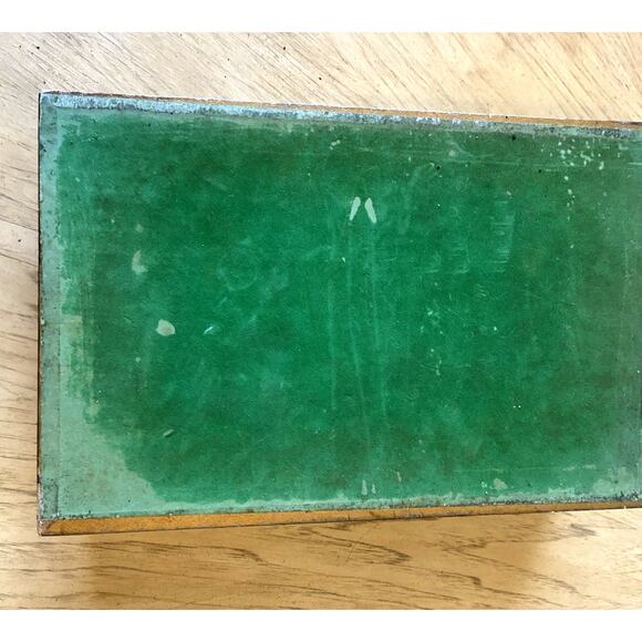 Vintage Mele & Co Jewelry 2 Tier Box Gold Tone Yellow Inside 1950s - Picture 5 of 16